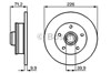 Диск тормозной задний 986478332 BOSCH