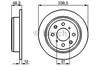 Тормозной диск 986478350 BOSCH