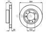 Тормоз дисковый передний 986478409 BOSCH