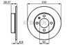 Задний дисковый тормоз 986478492 BOSCH