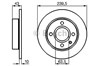 Диск тормозной передний 986478501 BOSCH