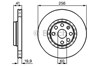 Тормоз дисковый передний 986478535 BOSCH