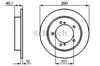 Передний тормозной диск 986478539 BOSCH