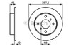 Задний тормозной диск 986478564 BOSCH