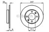 Задний дисковый тормоз 986478608 BOSCH