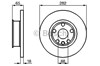 Диск тормозной передний 986478613 BOSCH