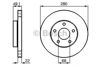 Тормоз дисковый передний 986478833 BOSCH