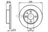 Передний тормозной диск 986478859 BOSCH