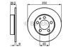 Тормозной диск 986478868 BOSCH