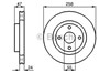 Передний тормозной диск 986478989 BOSCH