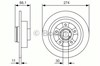 Задний тормозной диск 986479009 BOSCH