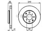 Диск тормозной передний 986479033 BOSCH