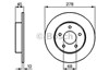 Дисковый тормоз 986479067 BOSCH