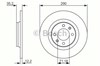 Задний тормозной диск 986479118 BOSCH