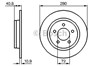 Задний тормозной диск 986479181 BOSCH