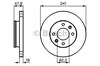 Тормоз дисковый передний 986479206 BOSCH