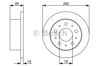 Тормозной диск 986479316 BOSCH