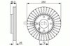 Передний тормозной диск 986479353 BOSCH