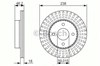 Тормоз дисковый передний 986479354 BOSCH