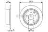 Диск тормозной задний 986479362 BOSCH