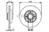 Задний тормозной диск 986479383 BOSCH