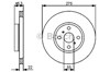 Передний тормозной диск 986479431 BOSCH