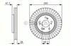 Передний тормозной диск 986479456 BOSCH