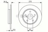 Задний тормозной диск 986479519 BOSCH