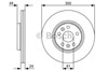 Передний тормозной диск 986479554 BOSCH