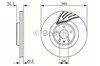 Диск тормозной передний 986479590 BOSCH