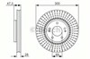 Диск тормозной передний 986479595 BOSCH