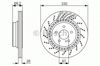 Диск тормозной задний 986479654 BOSCH