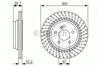 Задний тормозной диск 986479655 BOSCH