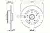 Задний тормозной диск 986479682 BOSCH