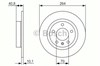 Дисковый тормоз 986479715 BOSCH