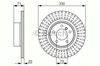 Задний дисковый тормоз 986479727 BOSCH