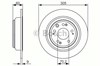 Дисковый тормоз 986479740 BOSCH