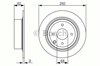 Диск тормозной задний 986479742 BOSCH