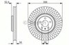 Тормоз дисковый передний 986479748 BOSCH