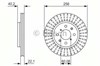 Диск тормозной передний 986479788 BOSCH