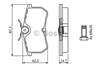 Колодки дисковые  986494011 BOSCH