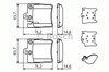 Колодки на тормоз задний дисковый 986494022 BOSCH