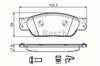 Передние тормозные колодки 986494141 BOSCH