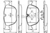 Колодки тормозные дисковые комплект 986494191 BOSCH