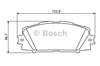 Передние тормозные колодки 986494198 BOSCH