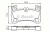 Колодки на тормоз задний дисковый 986494205 BOSCH