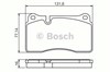 Колодки передние 986494207 BOSCH