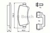 Колодки тормозные задние, дисковые 986494213 BOSCH