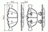 Колодки тормозные дисковые комплект 986494217 BOSCH