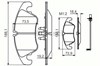 Колодки тормозные передние дисковые 986494259 BOSCH